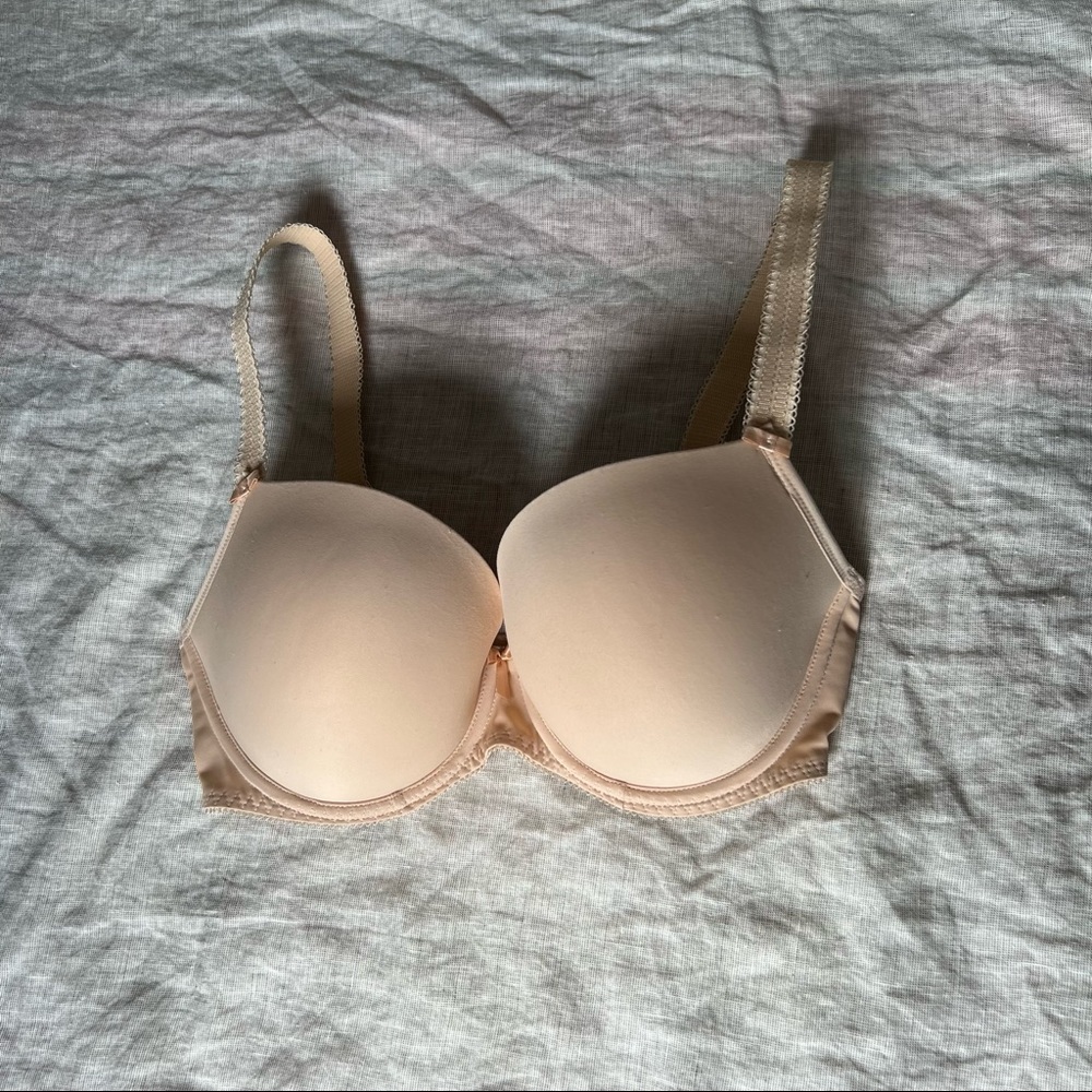 Freya Deco Plunge T Shirt Bra Nude 30FF